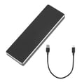 thumbnail image 1 of M2 SSD Case Enclosure Disk Box Adaptador M.2 a USB 3.1 (Cable C-A) (Negro) WDOplteas Para estrenar, 1 of 9