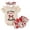 Red, variant on Faraee 0-18 Months Newborn Infant Baby Girl Clothes Ruffle Short Sleeve Romper Shorts Set Bowknot Floral Summer Outfits Beige