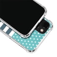 thumbnail image 2 of Skinit Stripes Polka Dots and Stripes Heart in Blue iPhone 14 Plus Clear Case, 2 of 4