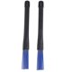 thumbnail image 1 of 1 Par de Manijas Negras RetráCtiles Jazz Drum Brushes Sticks Nylon  32Cm, 1 of 1