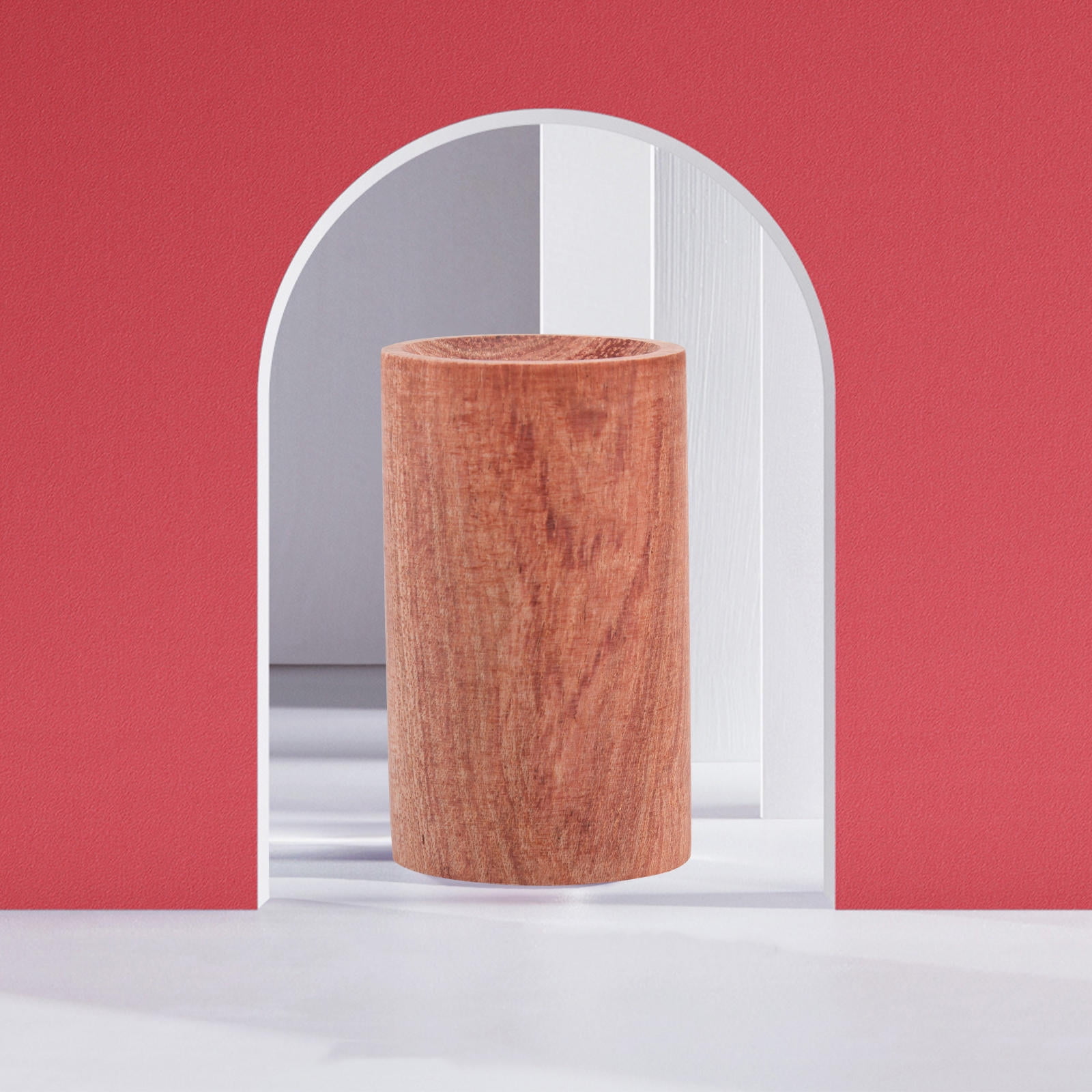 UPOUART 2Pcs Aroma Diffuser Wood Decorative Aromatherapy Accessories for Home Light Brown