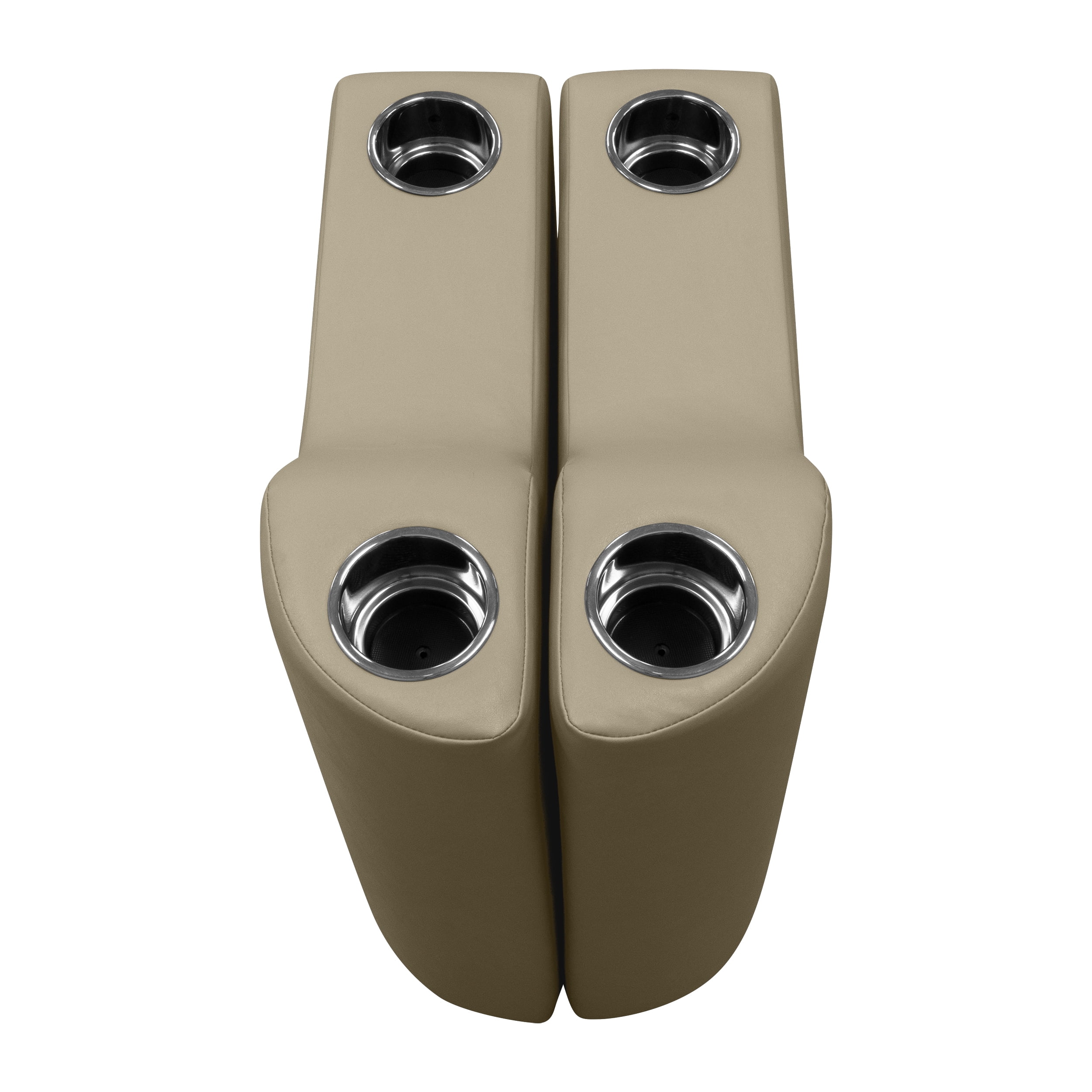 Wise DLX3009-207 DLX Series Pontoon Left Radius Arm Rest - Neutral