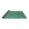 thumbnail image 2 of Ahgly Company Indoor Rectangle Oriental Turquoise Blue Modern Area Rugs, 7' x 9', 2 of 4