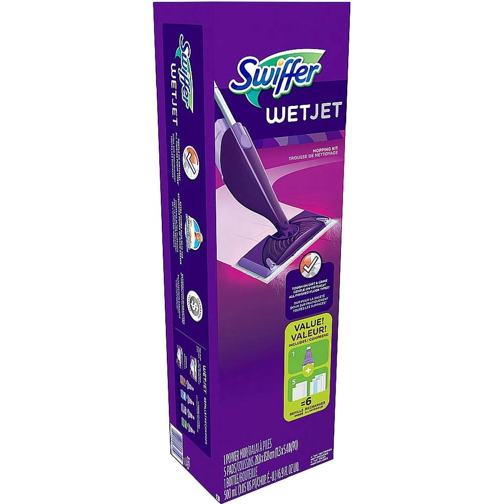 Swiffer Wet Jet Starter Mop Kit 1 ea (Pack of 4)