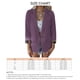 thumbnail image 5 of Blazer casual con puños de leopardo, cuello de solapa frontal abierto Blazer de mujer con frente abierto Blazer con cuello de solapa frontal abierto Valor excepcional, 5 of 5