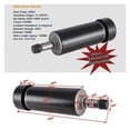 thumbnail image 6 of DC 500W Air Cooled Spindle Motor ER11 Chuck 0.5KW Spindle Motor + 52mm Vlamps + Power Supply Speed Governor For CNC Spindle ,Efficient Performance, 6 of 7