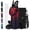 Ruby Purple, variant on 64 oz Water Bottle with Straw & Spout Lids - Half Gallon Insulated Water bottle,Wide Mouth Metal Canteen Thermo Flask,Leak-proof Water Jug,Black