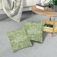 thumbnail image 5 of Lime Green Boho Throw Pillow Covers 18x18 Inch Bohemian Carpet Ethnic Decorative Square Pillow Cases Bohemian Carpet Ethnic Cushion Covers Farmhouse Home Decor for Sofa Couch Outdoor Set of 2, 5 of 6