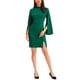 thumbnail image 1 of Vestido Lápiz Chic INSPIRE para Mujeres, con Mangas Cortas, Ajustado, Mini, Cuerpo Ceñido, Color Verde, 1 of 5