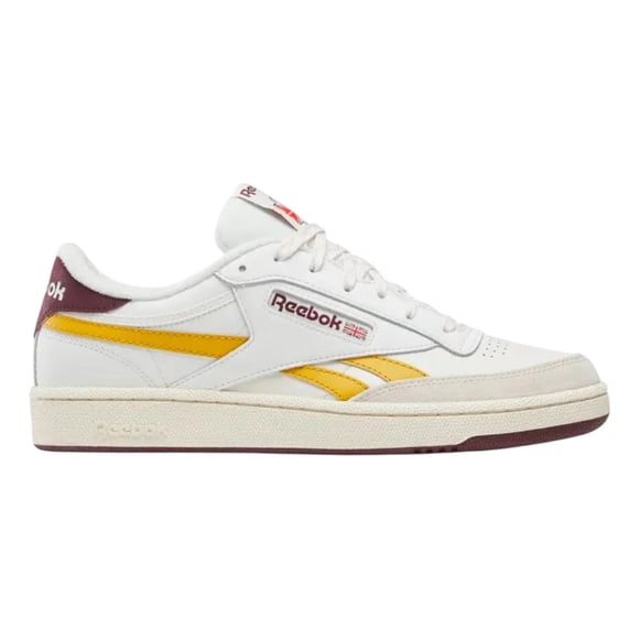 Tenis Reebok Mujer Club C Revenge Balnco Amarillo Casual marron 3.5 MX