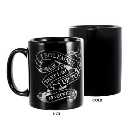 Harry Potter s  I Solemnly Swear I Am Up To No Good  Heat Reveal Mug - 11oz