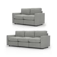 thumbnail image 1 of Set 2 piezas Adapti Sofá Seccional Modular y Loveseat | Gris Niebla, 1 of 9