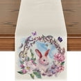 thumbnail image 4 of Cqxid Decorative Table Banner Under $5 Easter Table Flag Digital Printing Linen Table Mat Rabbit Eggs Party Adornment Tablecloth, 4 of 4