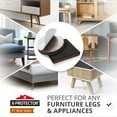 thumbnail image 3 of X-Protector Non Slip Furniture Pads - 48 PCS 1” Round & 2" Square - Rubber Furniture Grippers, 3 of 7