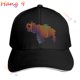 thumbnail image 2 of Gorras de béisbol con visera ajustable para hombre, sombrero de papá, sándwich, color negro, mapa de Argentina Fivean unisex, 2 of 2