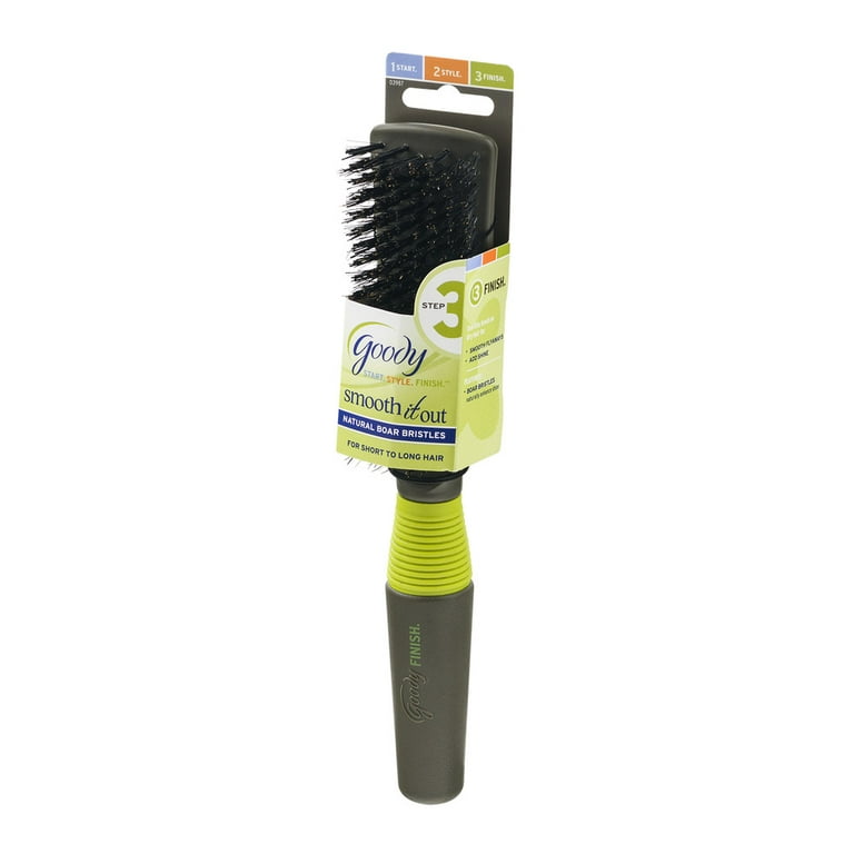 Goody Boar Brush, Smooth Style, Natural Boar Bristles, 1 Ct
