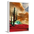 thumbnail image 1 of Crashed Alien Spacecraft, Framed Art Print Wall Art by Victor Habbick Sold by Art.Com, 1 of 6