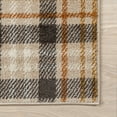 thumbnail image 4 of nuLOOM Kalila Retro Plaid Area Rug, 5' 3" x 7' 7", Kalila Orange & Ivory, 4 of 9