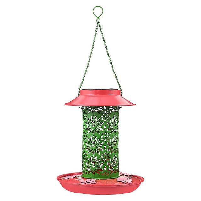 1 comedero para pájaros LED.