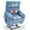 Blue, variant on Trustyue Dual Motor Power Lift Recliner Chair for Elderly, Oversized Lay Flat Lift Chair with Heat and Massage, Living Room Chairs for Tall People, Hidden Cup Holders (Chenille, Blue)