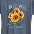 thumbnail image 3 of Instant Message - Sunflower Women's Short Sleeve Graphic T-Shirt, 3 of 6