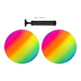 thumbnail image 4 of Paquete de 2 pelotas hinchables perfecl con bomba de aire 8 pulgadas coloridos, 4 of 8
