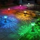 thumbnail image 5 of Super Bright Solar Lights Outdoor Impervious Lights (2pc), Dusk To First Light Up To 12 Hours Solar Powered Outdoor Walkway Garden Lights Auto On/Off, Sidewalk, 5 of 8
