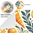 thumbnail image 2 of Carrots with Leave and Dots Dish Drying Mat 18x24 Absorbent Microfiber Draining Rack Pad for Kitchen Counter Sink, 2 of 8