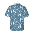 thumbnail image 3 of Haiem Poodle Dog Printed Hawaiian Shirt for Men - Men’s Casual Beach Summer Shirts - Stretch Fabric with Modern Fit-Small, 3 of 9