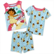 Nickelodeon - Toddler Girls' Dora 3-Piece Sleepwear Set
