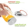 thumbnail image 4 of Mason Jar Lids, Regular Split-Type Canning Lids, Sliver Canning Jars Caps 24-Count, 4 of 4
