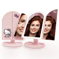 Impressions Vanity Hello Kitty Bowtastic Arch Trifold LED Makeup Mirror with Dual Magnification