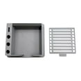 thumbnail image 1 of HILABEE Sticky Note Holder Sticky Note Stencil for Office Supplies Workers Classroom Grey, 1 of 9
