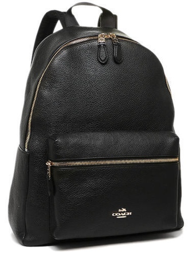 coach charlie pebble leather backpack f38288