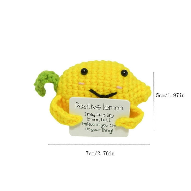 Black Friday 2023 New Cute Wool Knitting Positive Energy Doll Doll Decoration Birthday Gift_Gift