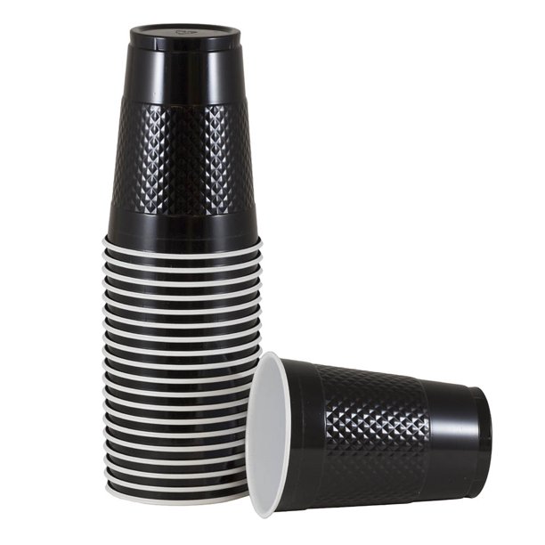 Download JAM Plastic Cups, 16 oz, Black, 20/Pack - Walmart.com - Walmart.com
