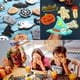 thumbnail image 5 of 12 Piezas Cortadores de Galletas Halloween, Juego Cortadores de Galletas de Acero Inoxidable con Forma de Molde, Cortador de Galletas, Sello para Cortador de Galletas de Halloween, 5 of 7