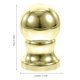 thumbnail image 2 of BESTYASH 3Ud Adorno Dorado Para Mástil Con Bola Ideal Para Decorar Mástiles En Variados, 2 of 8