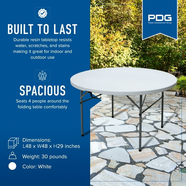 Plastic Development Group 4 Round Versatile Folding Banquet Table