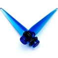 thumbnail image 3 of Body Candy 18Pc Ear Expanders Light Blue Acrylic Straight Taper 18 Piece Ear Stretching Kit 14G to 00G, 3 of 3