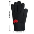 thumbnail image 4 of Women's Thermal Touchscreen Gloves Winter Warm Fleece Lined for Outdoor Cycling Running Hiking Cold Weather Windproof Full Finger Grips Anti-Slip Driving, 4 of 7