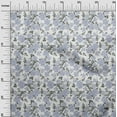 thumbnail image 2 of oneOone Polyester Lycra Fabric Leaves & Floral Ikat Print Fabric BTY 56 Inch Wide, 2 of 4