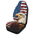 thumbnail image 5 of Uourmeti Eagle USA Flag Car Seat Cover 1 Piece Seat Covers for Cars Durable Anti Fade Suitable for Truck Sedan, 5 of 6