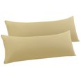 thumbnail image 1 of Unique Bargains Microfiber Body Pillow Cases Silky-Soft Pillowcase Envelope Closure 2pcs, 1 of 9
