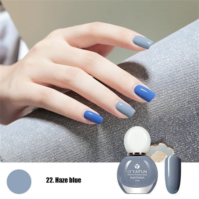 Esmalte de uñas, regalos para mujeres Esmalte de uñas mate Esmalte de uñas mate de secado rápido y blanqueador sin horneado de larga duración 12ML Pegatinas para uñas