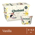 thumbnail image 2 of Chobani Non-Fat Greek Yogurt Vanilla 5.3 oz, 4 Pack, 2 of 10