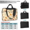 thumbnail image 2 of ZICANCN Laptop Case 15.6 inch, Leaf Bird Mushroom Autumn Work Shoulder Messenger Business Bag for Women and Men, 2 of 9
