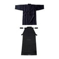 thumbnail image 4 of Conjunto de uniforme de Kendo, Aikido, Samurai, Hakama, disfraz transpirable para adultos, Iaido japonés 185 centímetros, 4 of 9