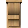 thumbnail image 2 of 7 1/2"W x 10"D x 14"H Ridgewood Smooth Corbel w/Backplate, Western Red Cedar, 2 of 9