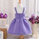 thumbnail image 5 of Faldas Plisadas para Niñas Color Sólido de Moda Y Cómodo Tridimensional Floral Embellecido sin Mangas Falda Hinchada, 5 of 9